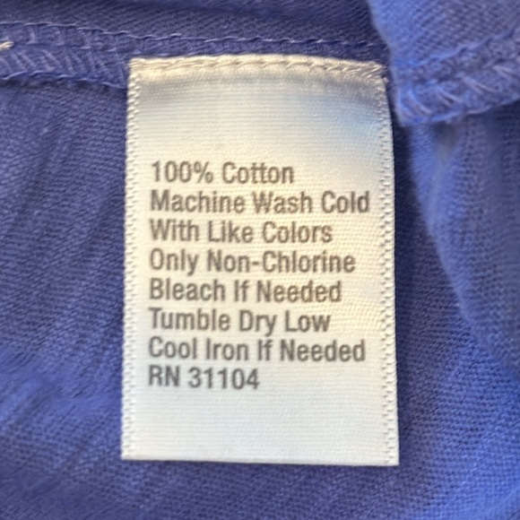 NWT, Crown & Ivy, Blue, Long Sleeve Tee, Size XL, Excellent New Condition - Picture 8 of 9